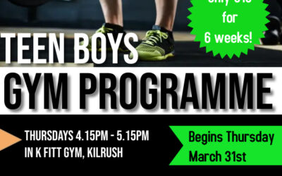 Teen Boys Beginner Gym Programme