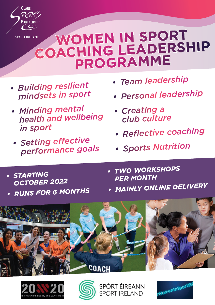 Women In Sport Coaching Leadership Programme - Clare Sports