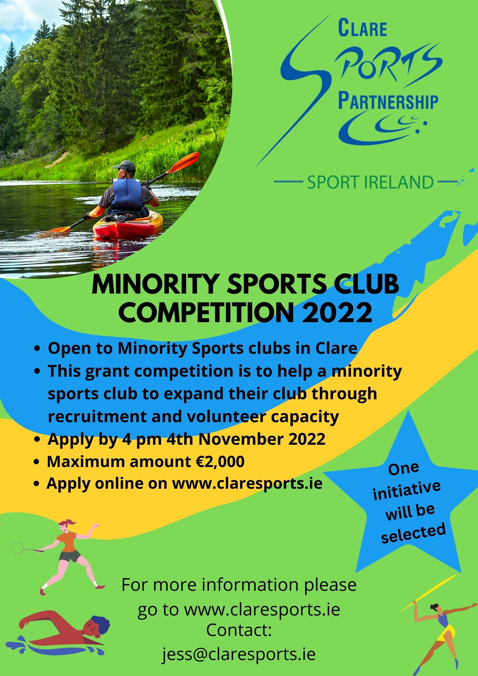 Minority Sports Grant Competition Clare Sports