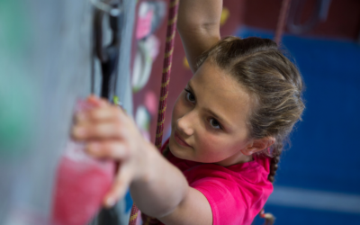 Teen Girls Indoor Rock Climbing Camp